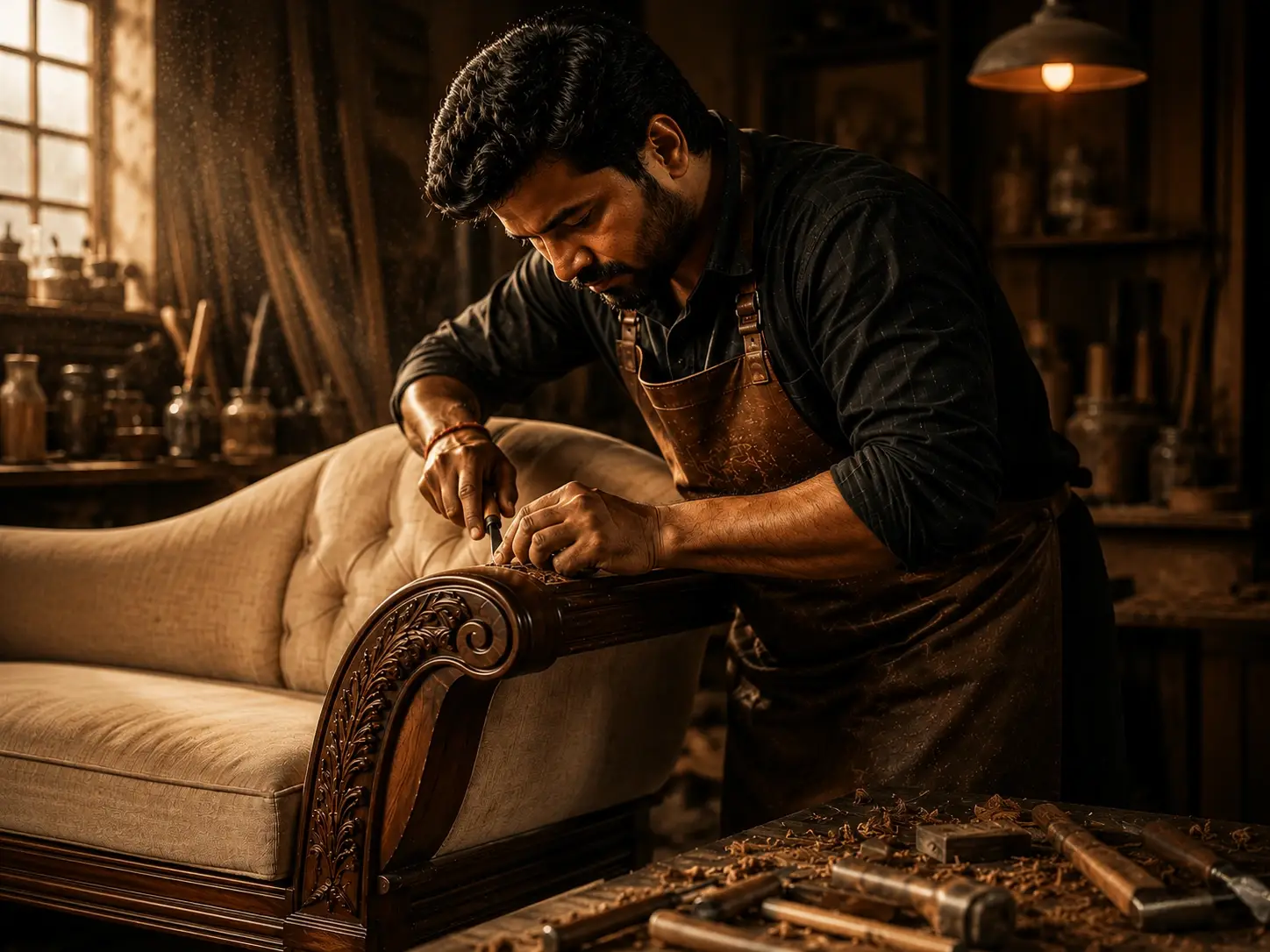 Craftsman at work