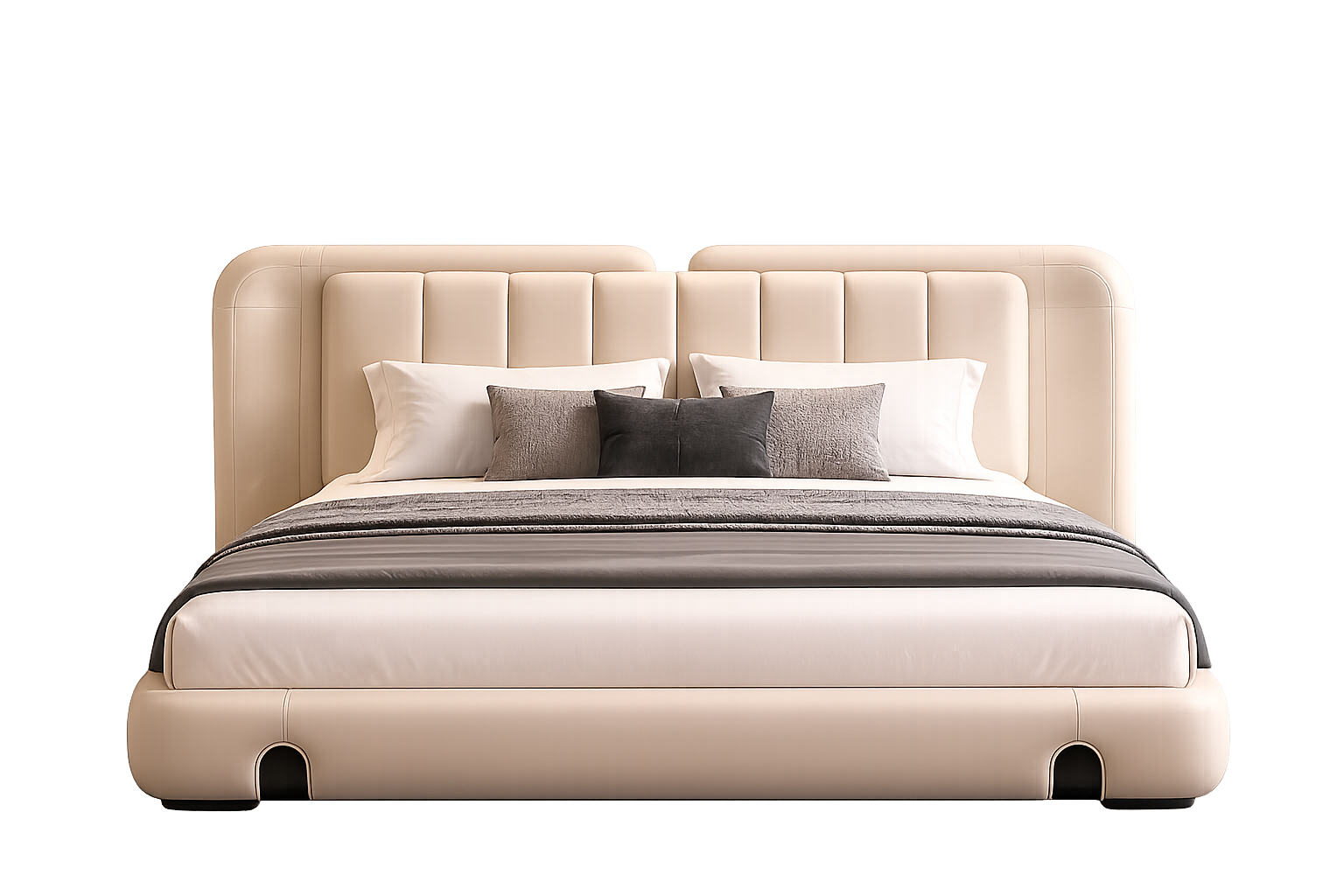 Handcrafted wooden bed